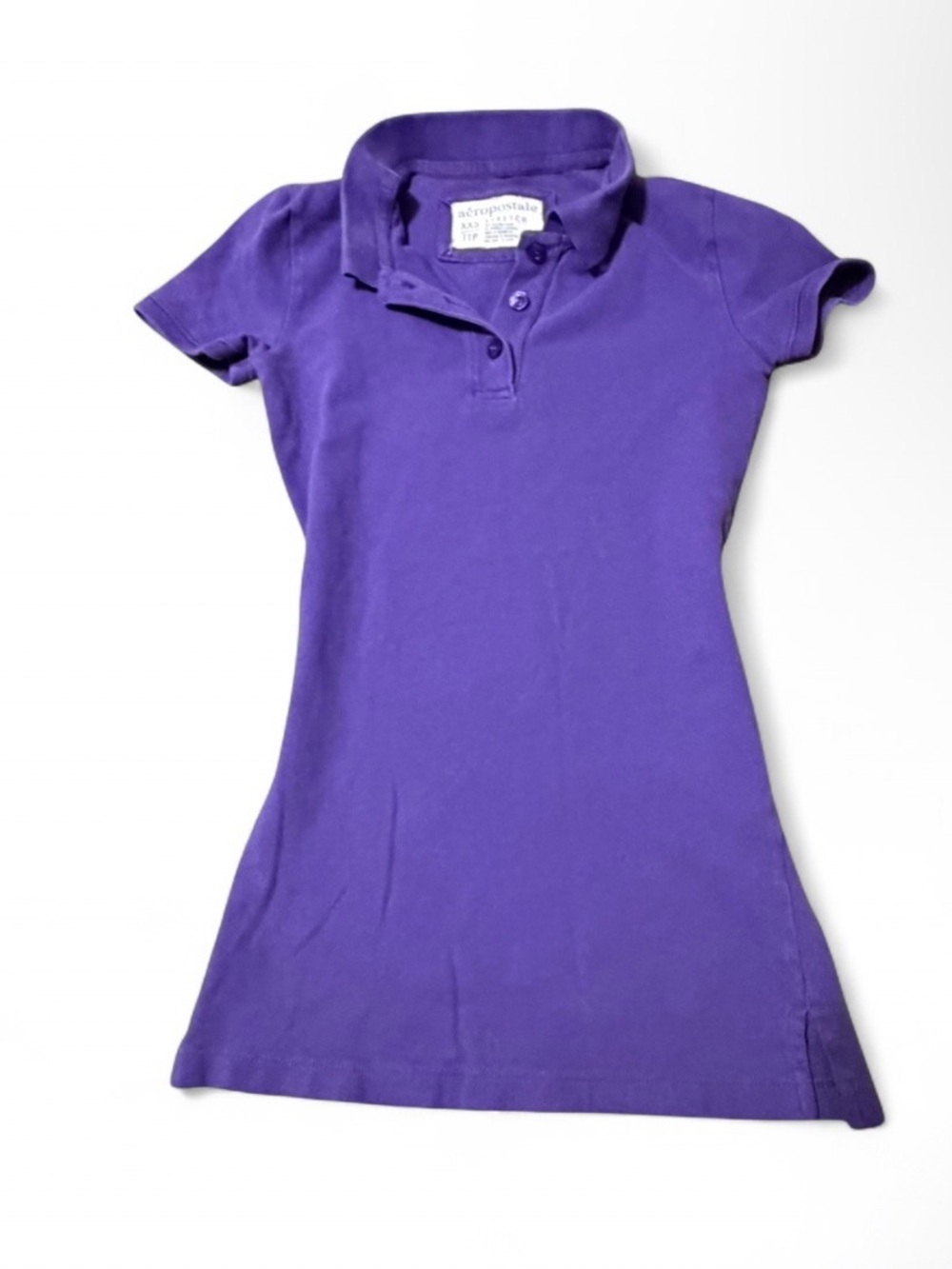 Vintage Y2K Aeropostale Purple Preppy Polo Top